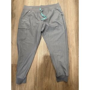 FIGS HW Zamora Jogger Scrub Pants Technical Collection Size XXL Gray
